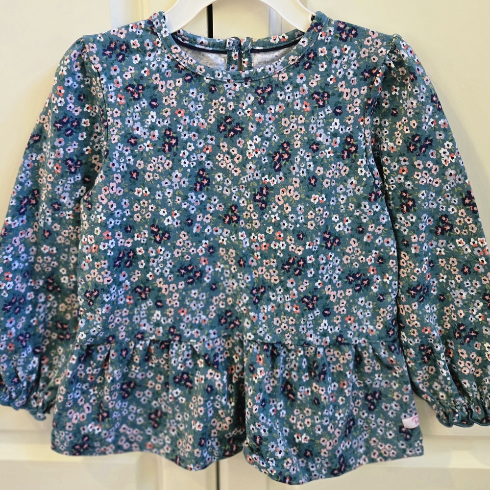 Charming Floral Kids Blouse